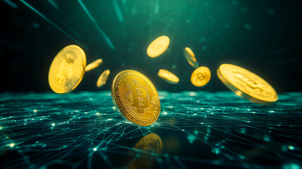 Dynamic Bitcoin Coins in Digital Space