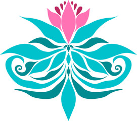 abstract floral ornament