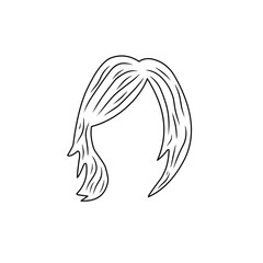 illustration of woman's hairline