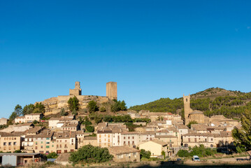 Obraz premium View of the beautiful town of Uncastillo. Zaragoza, Aragon, Spain.