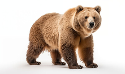 Fototapeta premium A bear studio shot on a clean background 