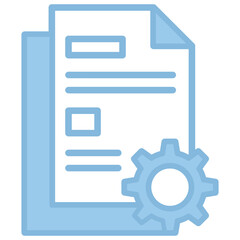 Content Management Icon Element For Design