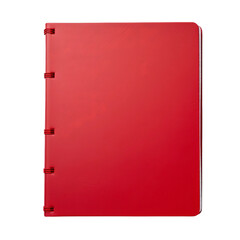 red book isolated on white