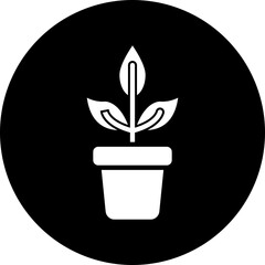 Plant Pot Icon Design