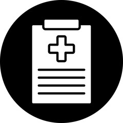 Obraz premium Health Report Icon Design