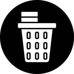 Laundry Basket Icon Design
