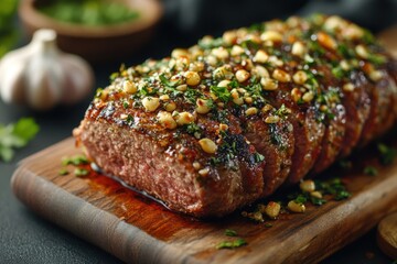 Italian Beef Meatloaf with Garlic, Herbs, and Tomato Glaze A Hearty and Comforting Family Dinner Recipe, Easy, Delicious, and Perfect for Weeknight Meals