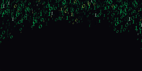Obraz premium abstract binary code