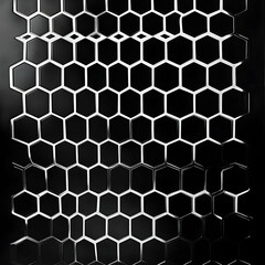 abstract background with hexagons