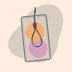 Reverse hanging human skeleton