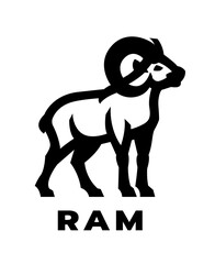 Ram logo, symbol.