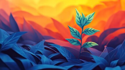 Close up of a small wilted plant Close up of a wilting plant