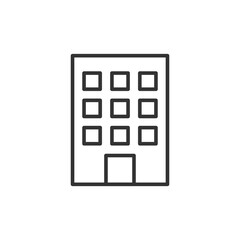 Building icon. Real estate symbol modern, simple, vector, icon for website design, mobile app, ui. Vector Illustration