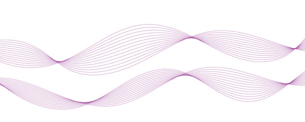 Abstract vector background with purple wavy lines. EPS10