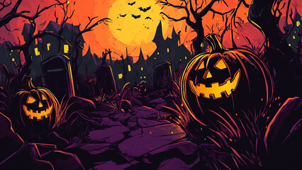 Halloween for wallpaper, 16:9 ratio