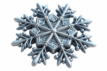 Intricate Crystal Snowflake with Delicate Patterns Floating Mid-Air - Perfect for Winter Themes and Close-Up Photography in Adobe Stock