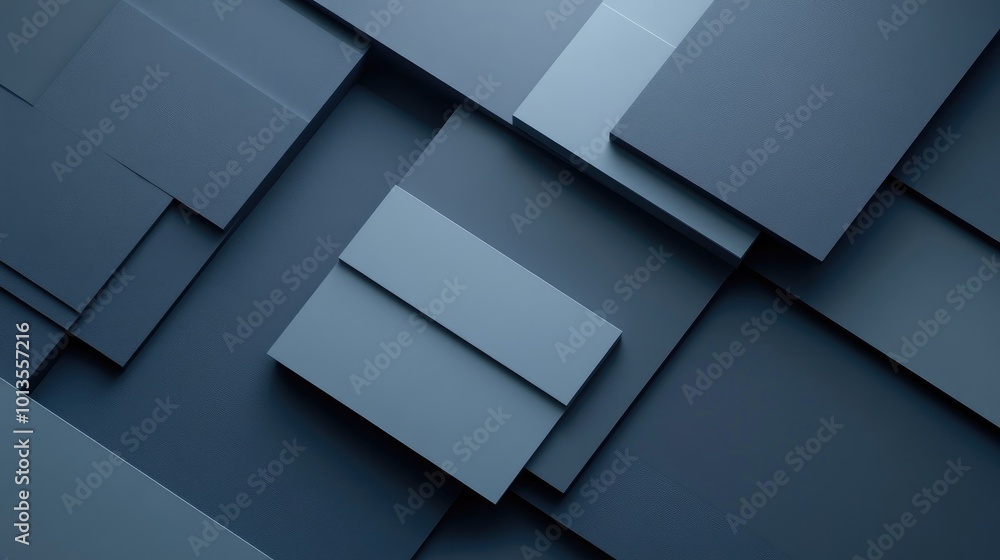 Poster high-resolution background of clean, parallel geometric lines in shades of blue and grey, creating a