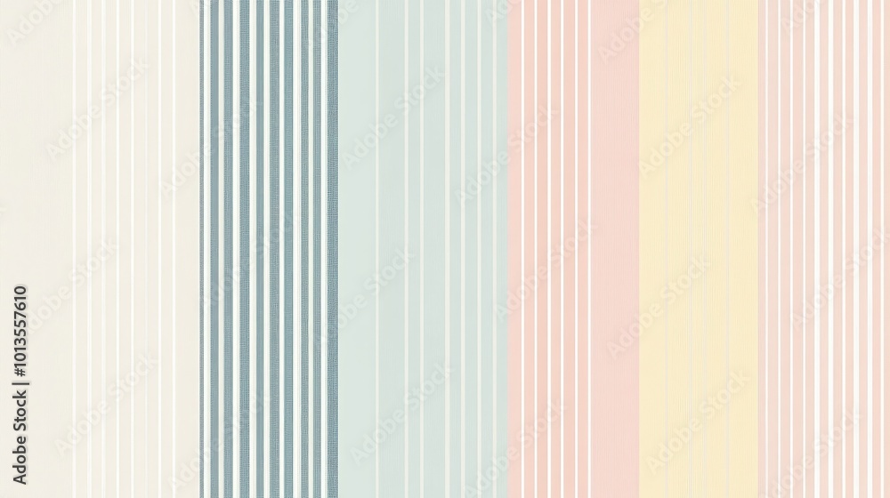 Poster minimalistic geometric lines pattern with evenly spaced horizontal and vertical lines in soft pastel
