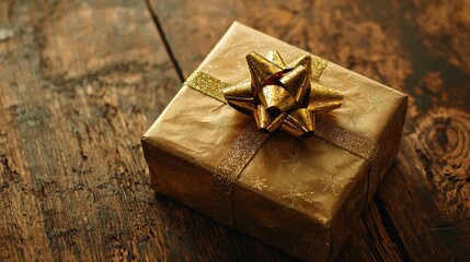 Elegant Gift Box for New Year Celebration