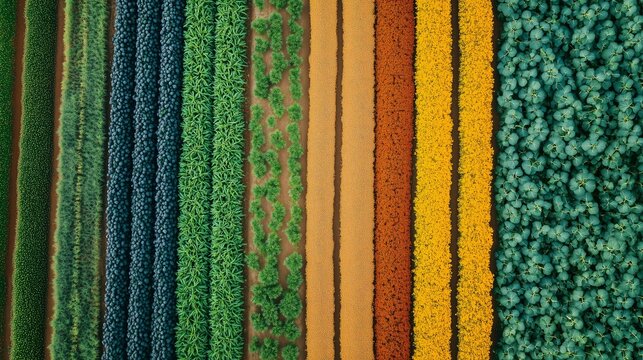 AI-Powered Precision Agriculture Managing Multiple Crop Varieties for Sustainable Food Production and Efficient Resource Use