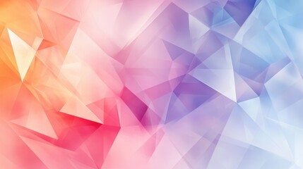 Fototapeta premium A beautiful abstract geometric background with soft pastel hues and subtle gradients, creating a modern and elegant visual appeal