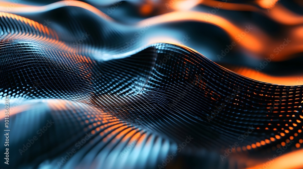 Poster 3d background with repeating pattern.