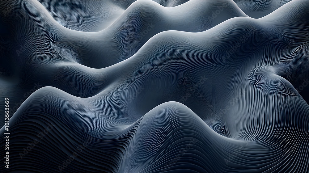 Poster 3d background with repeating pattern.