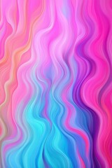 Abstract Background with Wavy Lines in Pink, Blue, and Purple Hues