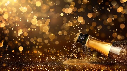 Celebrate Life with Bubbly Moments and Shimmering Lights of Joyous Events and Milestones