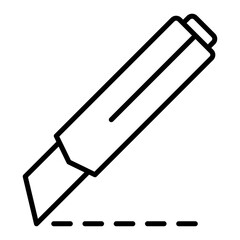 Cutter outline icon