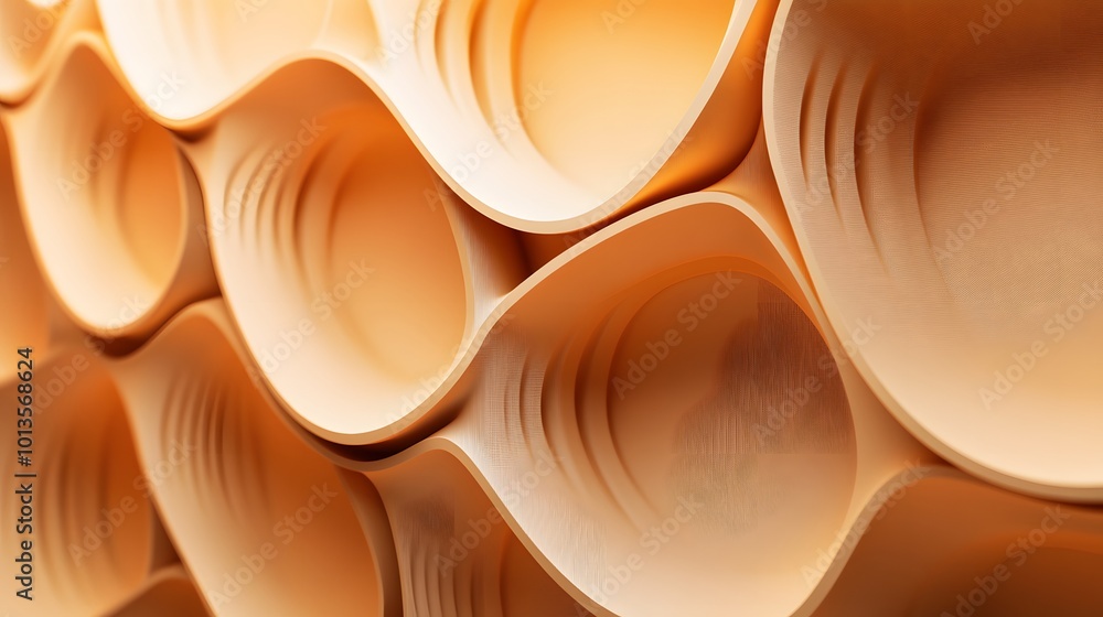 Poster 3d background with repeating pattern.