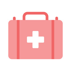 Health, safety, emergency, icon of first aid kit in modern style