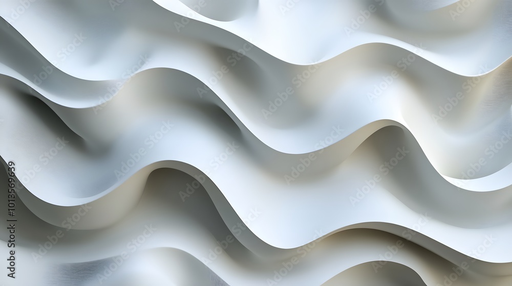Poster 3d background with repeating pattern.