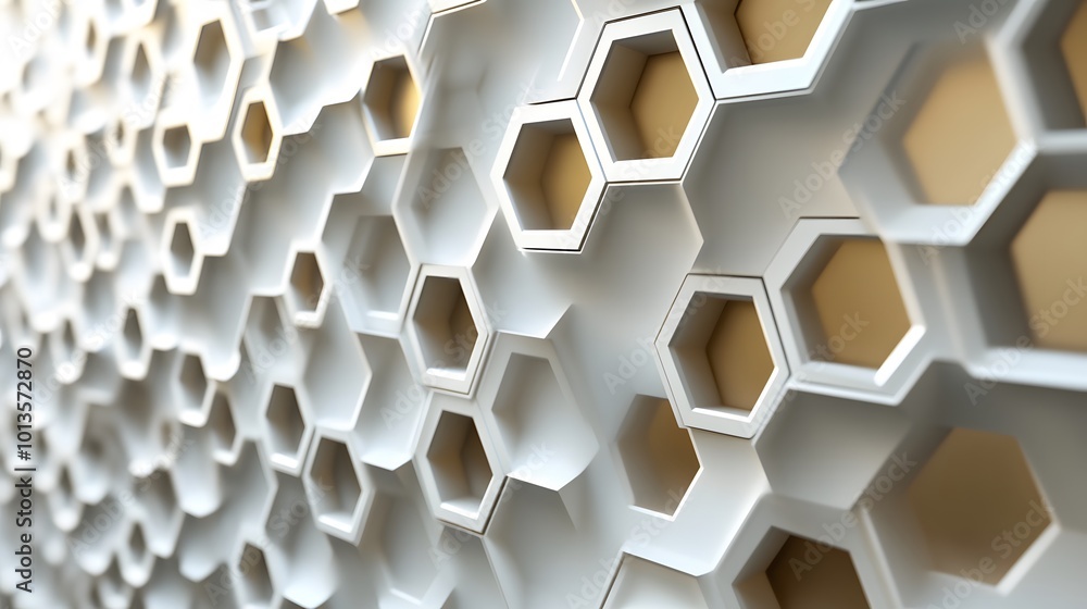 Poster 3d background with repeating pattern.