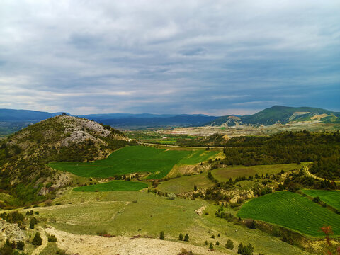 Landscape with mountains