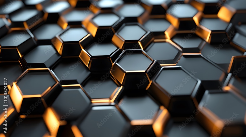 Poster 3d background with repeating pattern.