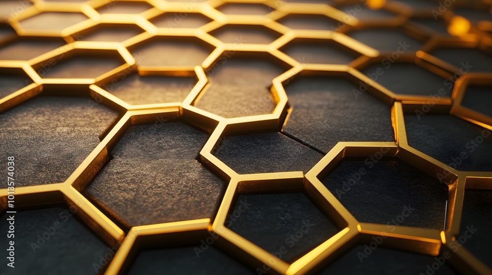 Poster 3d background with repeating pattern.