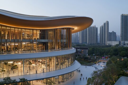 modern contemporary mall complex