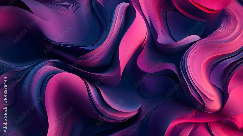 Poster 3d background with repeating pattern.