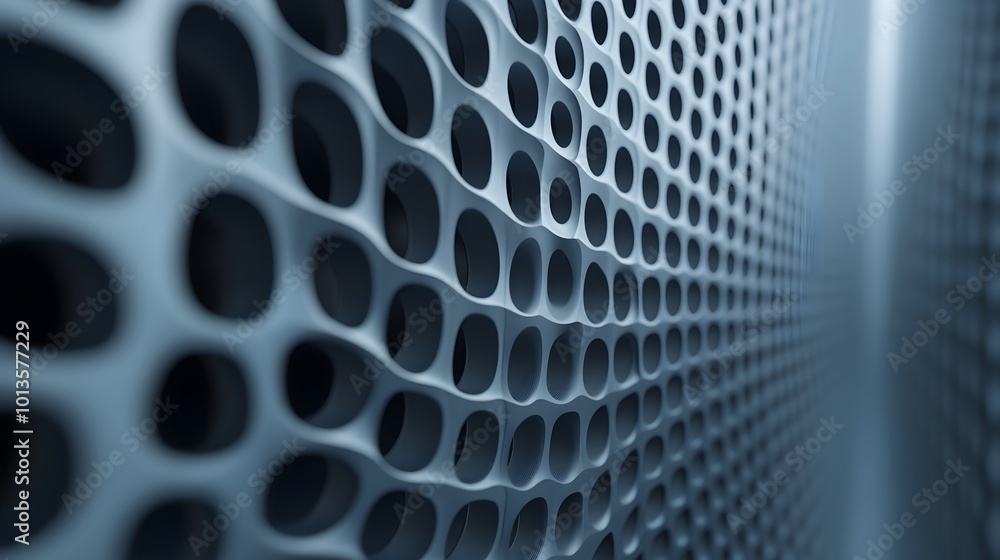 Poster 3d background with repeating pattern.