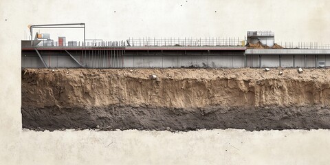 A Comprehensive Illustration of Soil Nail Wall Systems for Effective Slope Stabilization in Construction Engineering