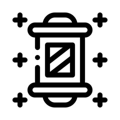 Barber Pole line icon