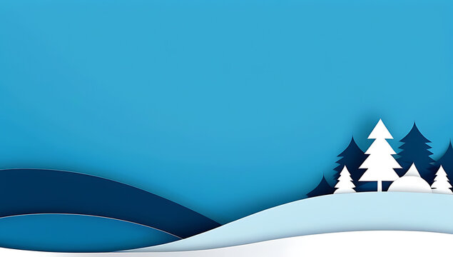 abstract blue background simple yet elegant winter themes