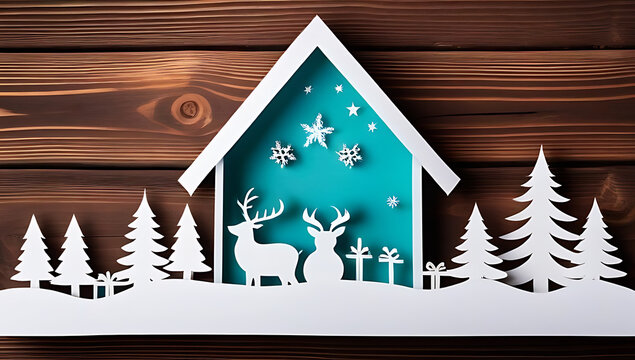 christmas still life decorations rustic wooden background capturing cozy holiday vibe