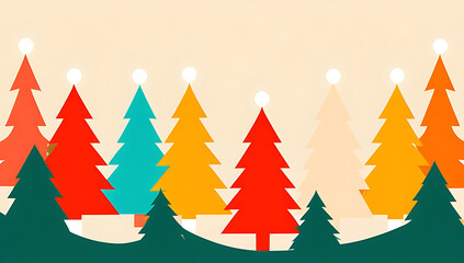 Obraz premium colorful christmas lights adding warmth cheer holiday