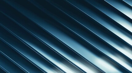 Abstract Diagonal Metal Stripes with Gradient Lighting
