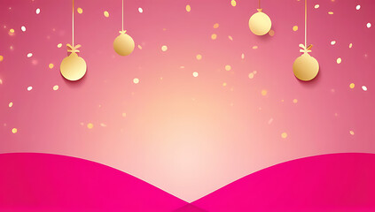 pink gold bokeh lights creating romantic abstract holiday background