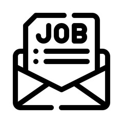 Job Offer line icon