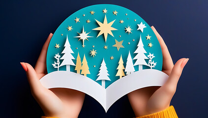 stardust magic sparkling hands creating whimsical festive feeling