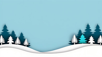Fototapeta premium winter background free space perfect adding text images